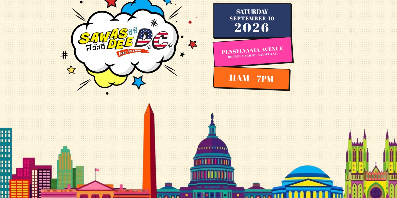 ‘Thailand Finds You’ in the Heart of Washington, DC: Royal Thai Embassy Announces 3rd Annual Sawasdee D.C. Thai Festival